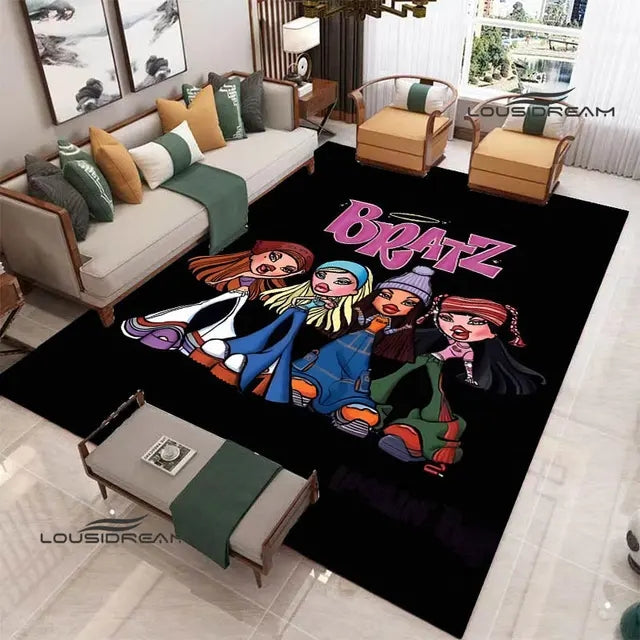 Bratz Doll Cosplay Carpet Living Room Bedroom Sofa Rug Door Mat