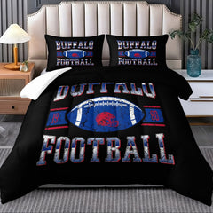 Buffalo Bills Comforter Pillowcase Sets Blanket All Season Reversible Quilted Duvet