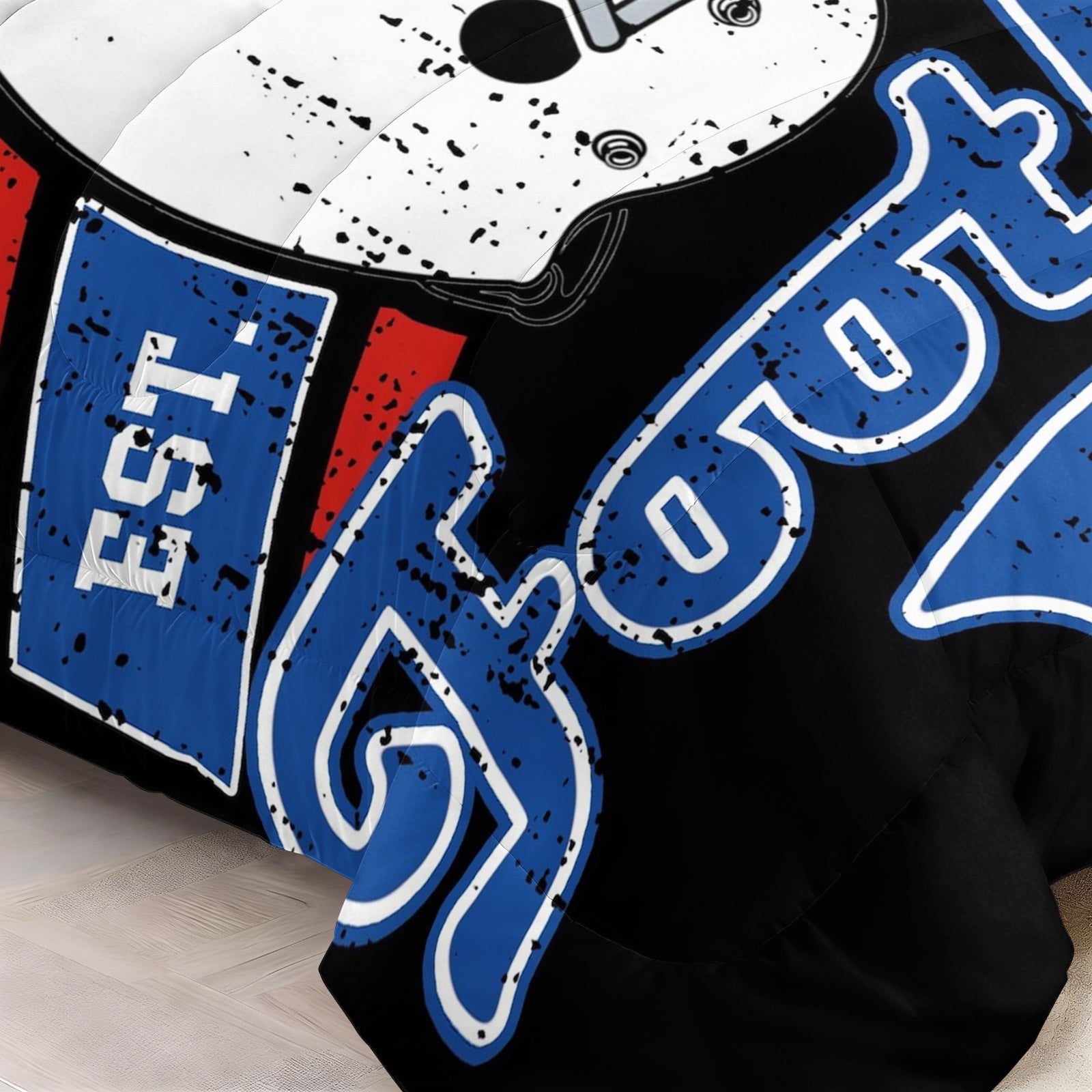 Buffalo Bills Comforter Pillowcase Sets Blanket All Season Reversible Quilted Duvet