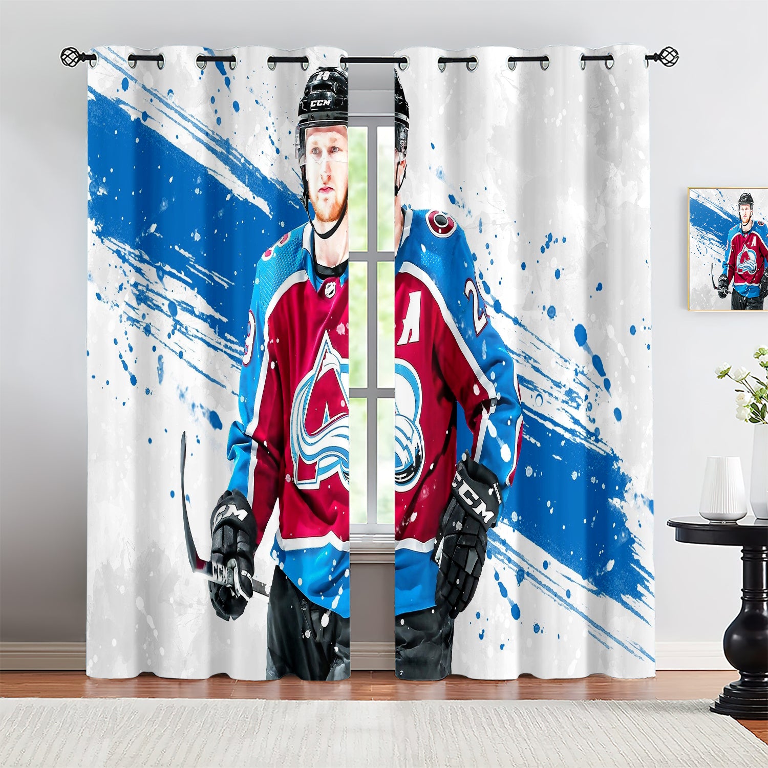 Nathan Mackinnon Blackout Curtains Drapes for Window Treatment Set
