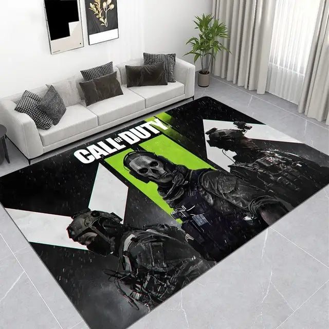 Call of Duty Cosplay Carpet Living Room Bedroom Sofa Rug Door Mat