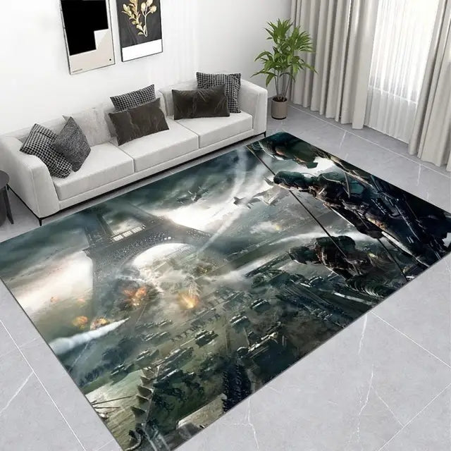 Call of Duty Cosplay Carpet Living Room Bedroom Sofa Rug Door Mat