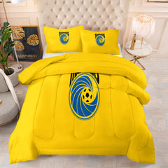 Central Coast Mariners Soccer Comforter Pillowcase Sets Blanket All Season Reversible Quilted Duvet