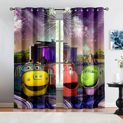 Chuggington  Blackout Curtains Drapes For Window Treatment Set