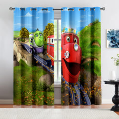 Chuggington  Blackout Curtains Drapes For Window Treatment Set