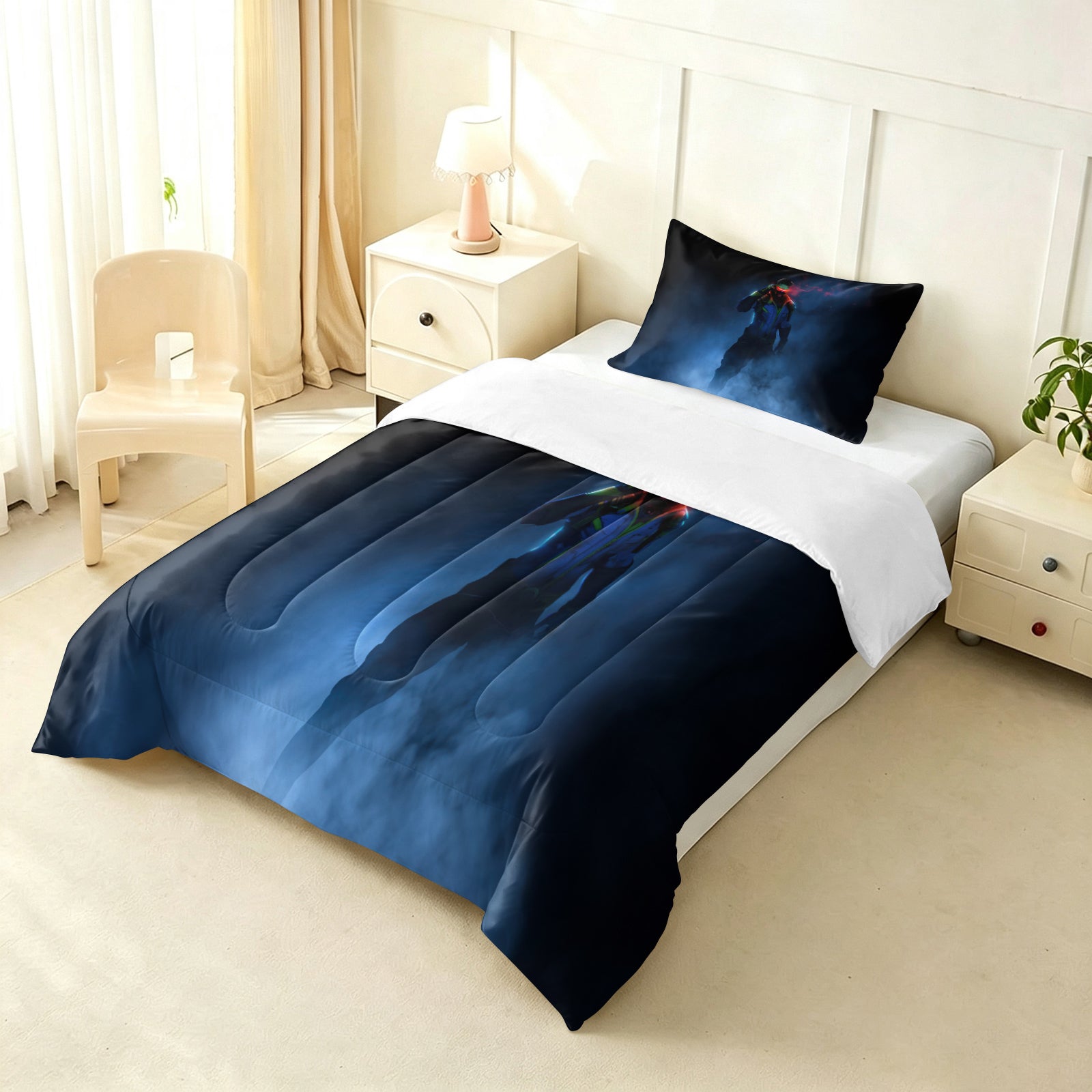 Marvel Rivals Cyclops Comforter Pillowcase Sets Blanket All Season Reversible Quilted Duvet