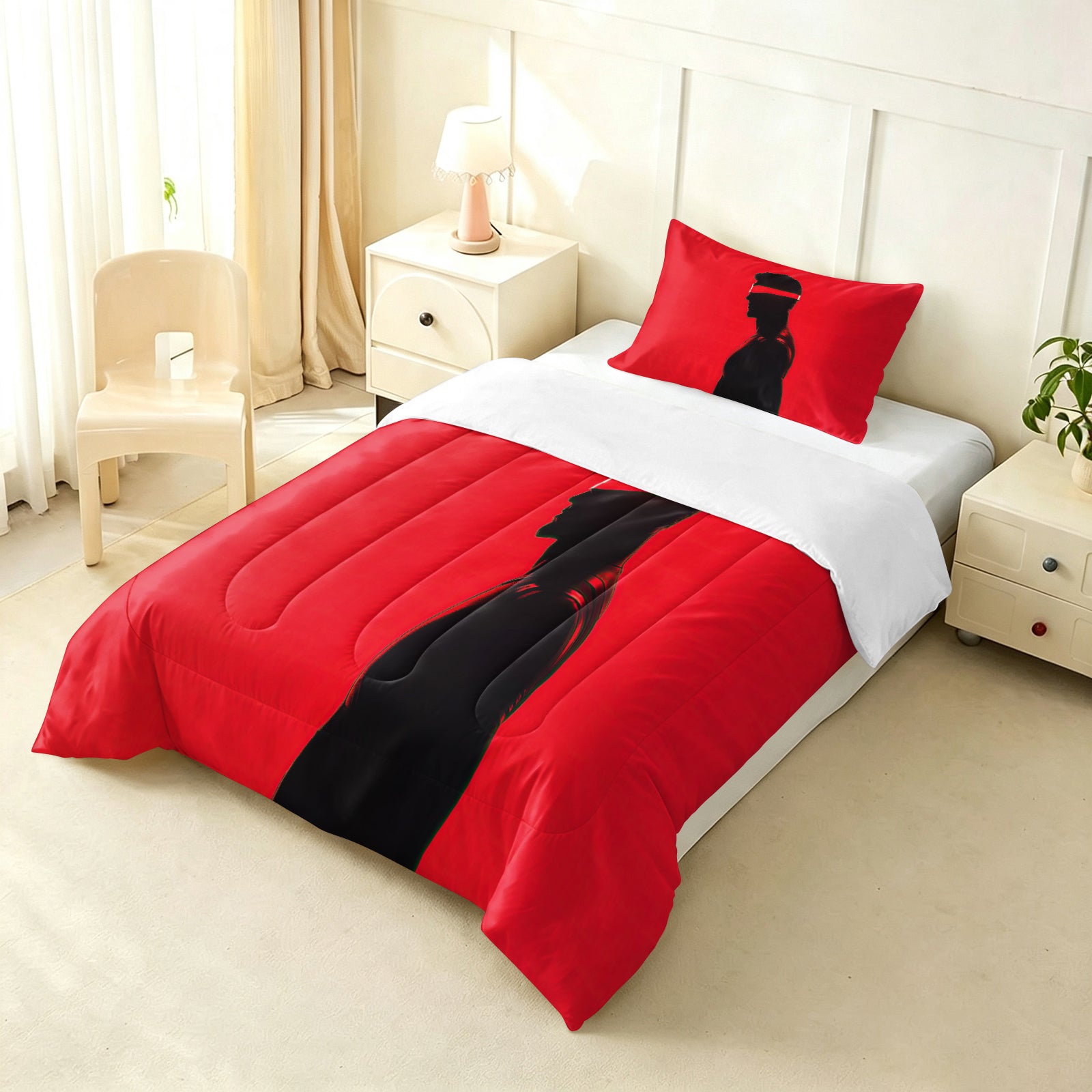 Marvel Rivals Cyclops Comforter Pillowcase Sets Blanket All Season Reversible Quilted Duvet