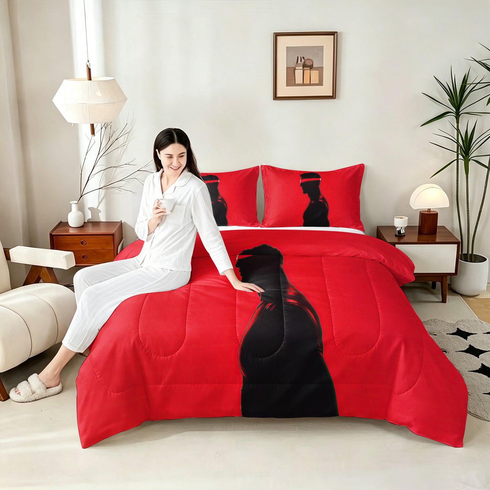 Marvel Rivals Cyclops Comforter Pillowcase Sets Blanket All Season Reversible Quilted Duvet