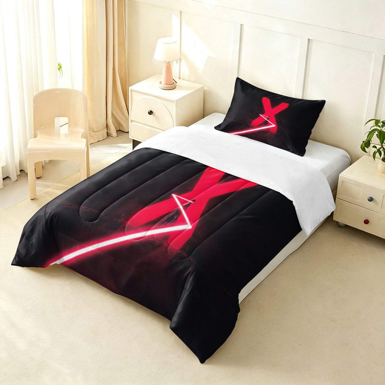 Marvel Rivals Cyclops Comforter Pillowcase Sets Blanket All Season Reversible Quilted Duvet