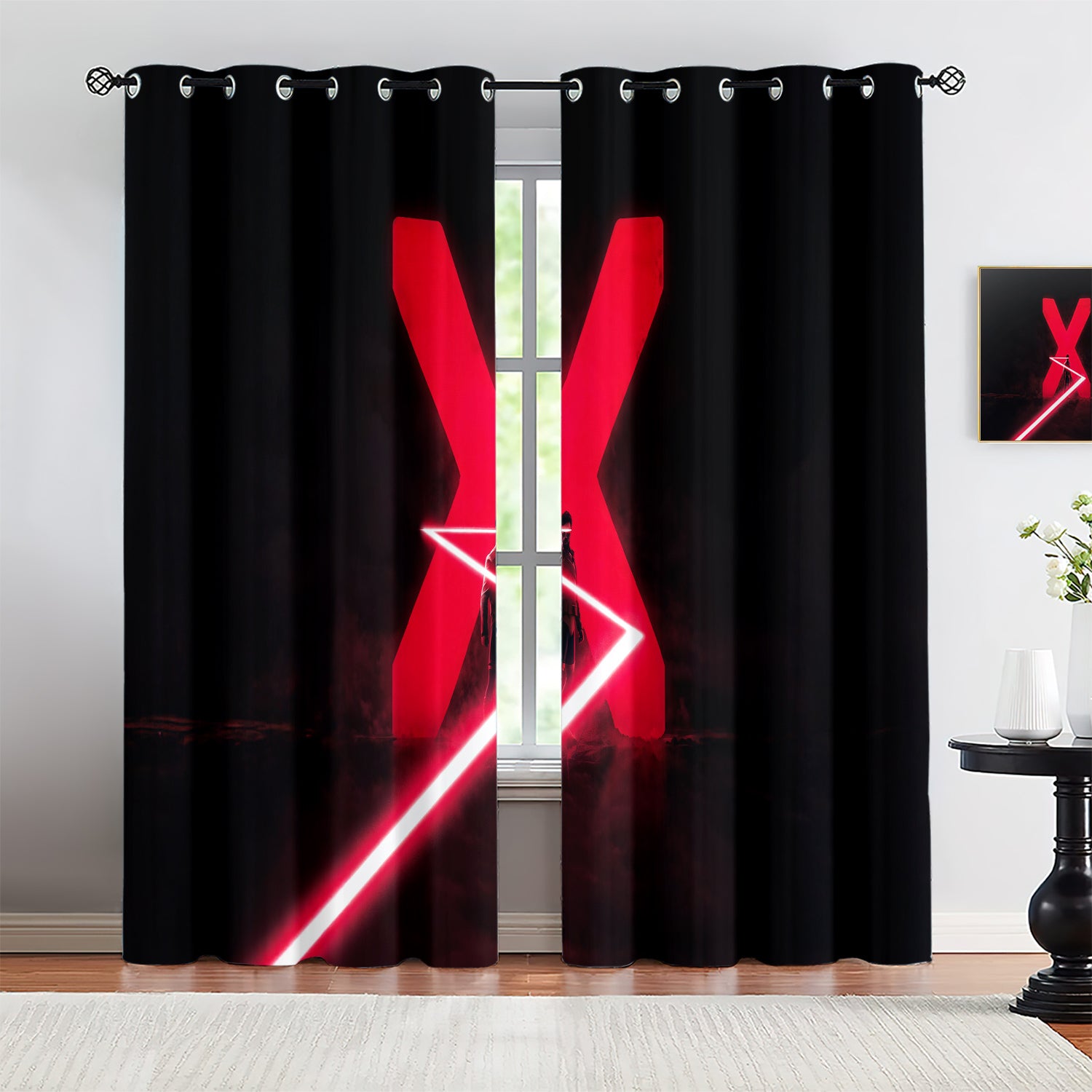 Marvel Rivals Cyclops Blackout Curtains Drapes For Window Treatment Set