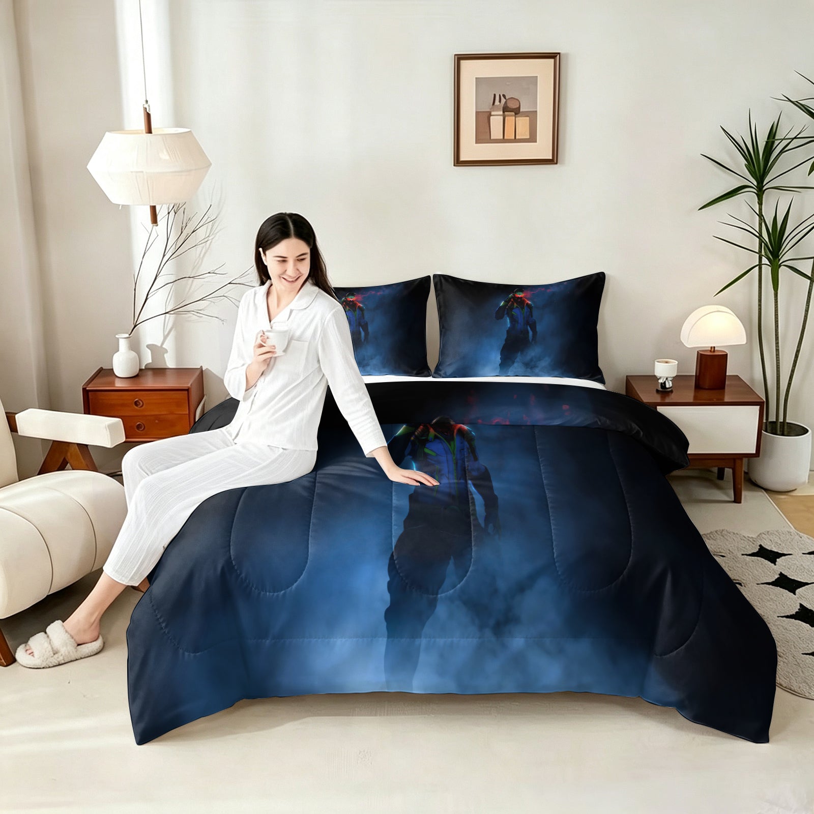Marvel Rivals Cyclops Comforter Pillowcase Sets Blanket All Season Reversible Quilted Duvet