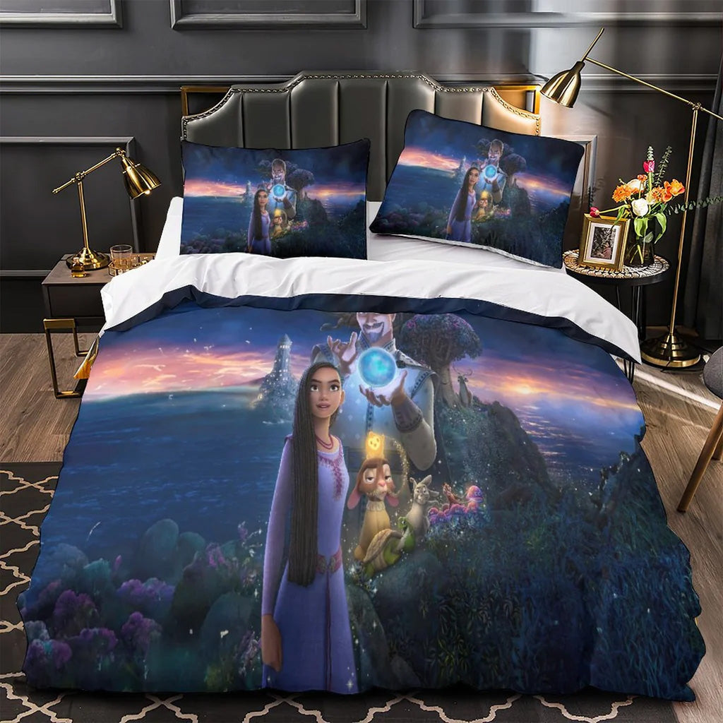 2025 NEW Disney Wish Bedding Set Quilt Duvet Covers Bedding Sets
