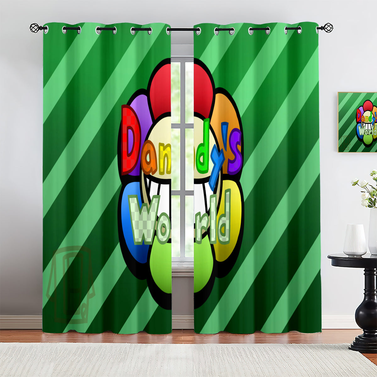 Dandy's World Blackout Curtains Drapes For Window Treatment Set