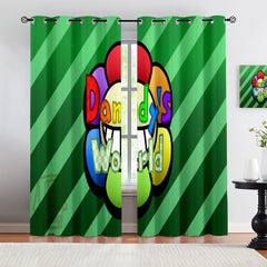 Dandy's World Blackout Curtains Drapes For Window Treatment Set