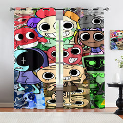 Dandy's World Blackout Curtains Drapes For Window Treatment Set