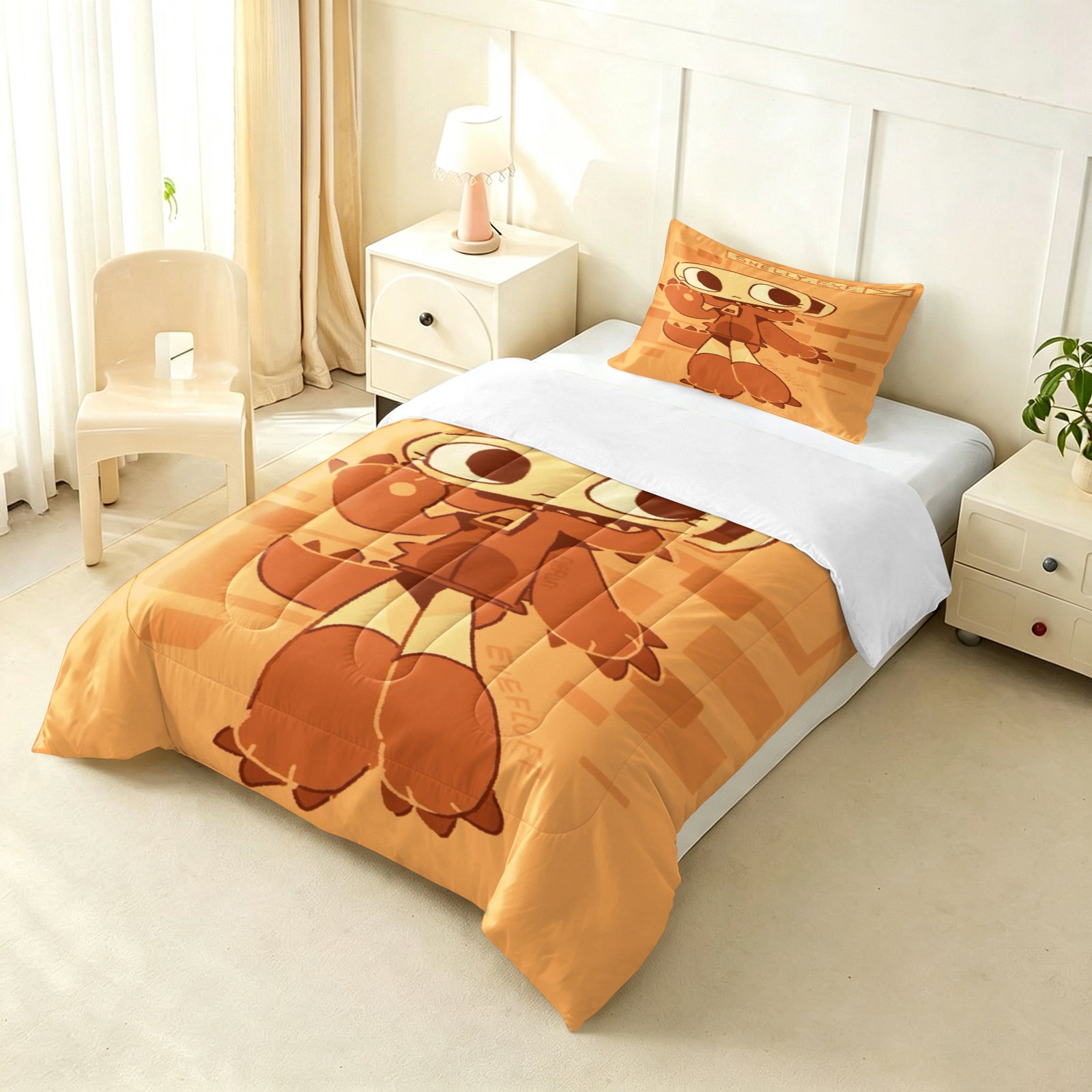 Dandy's World Comforter Pillowcase Sets Blanket All Season Reversible Quilted Duvet