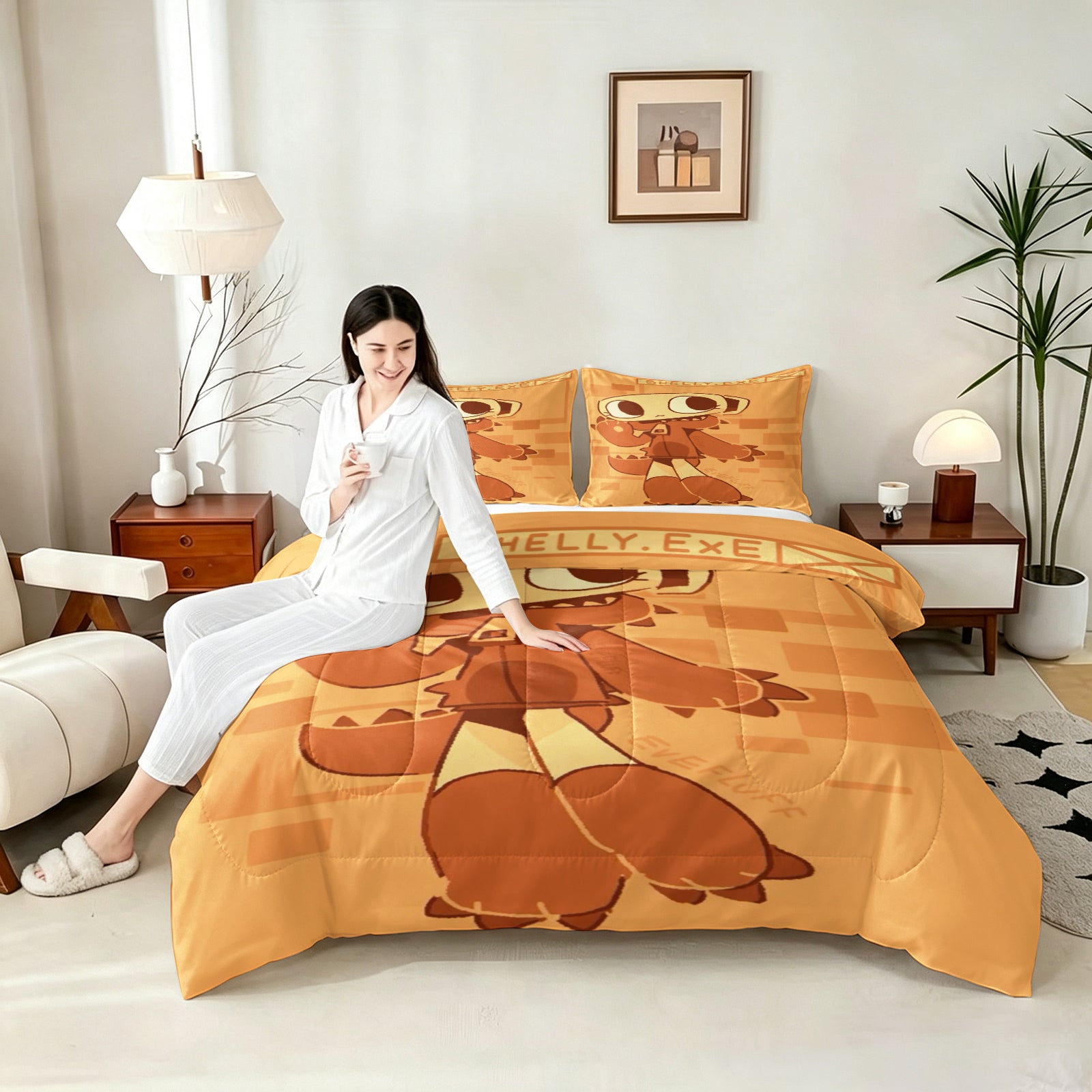 Dandy's World Comforter Pillowcase Sets Blanket All Season Reversible Quilted Duvet