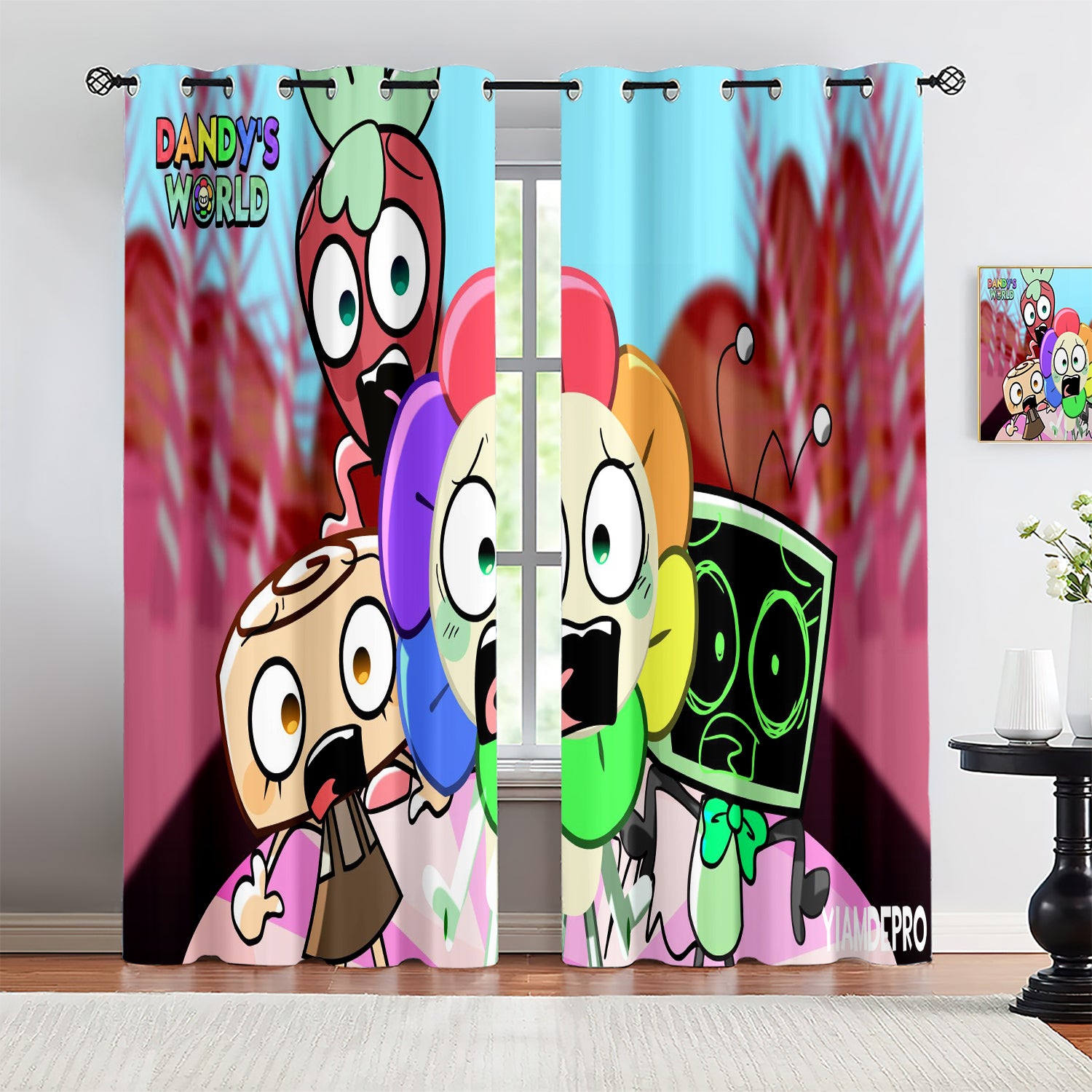 Dandy's World Blackout Curtains Drapes For Window Treatment Set