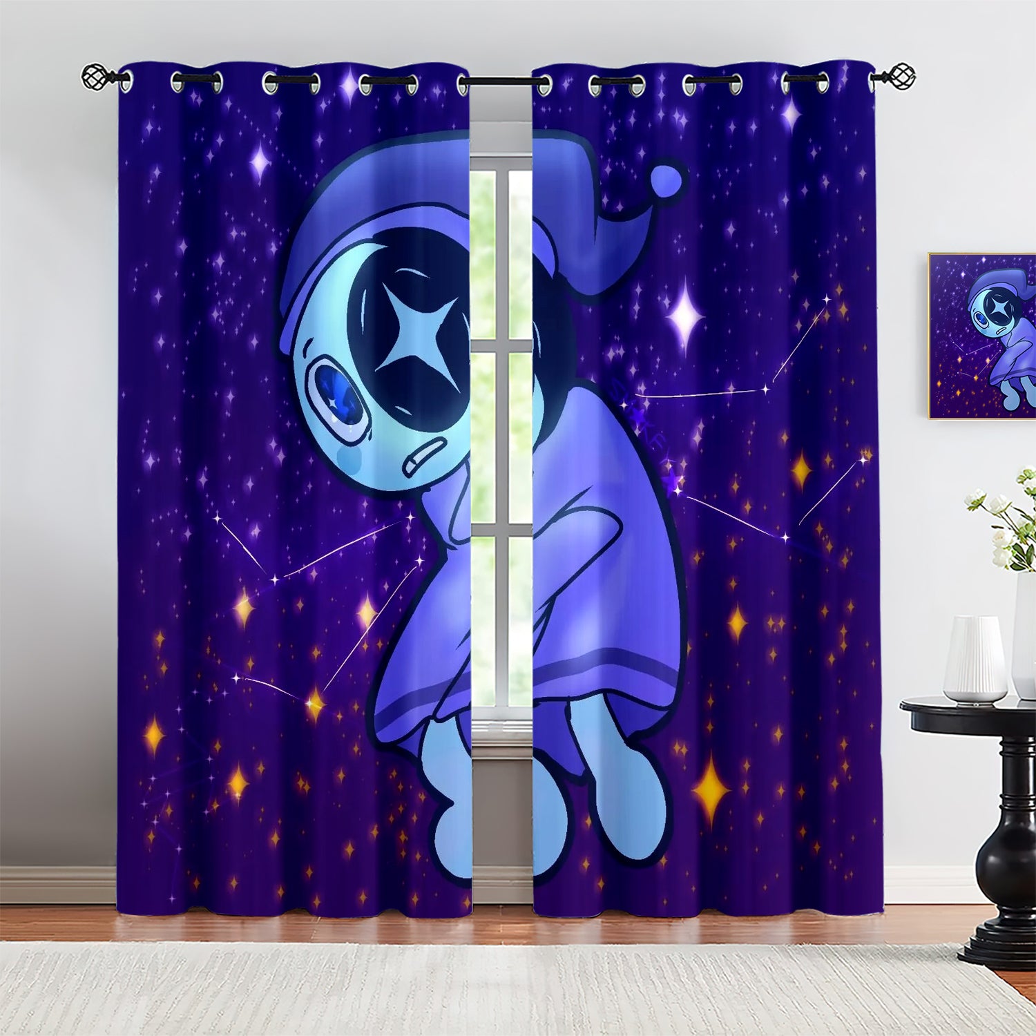 Dandy's World Blackout Curtains Drapes For Window Treatment Set