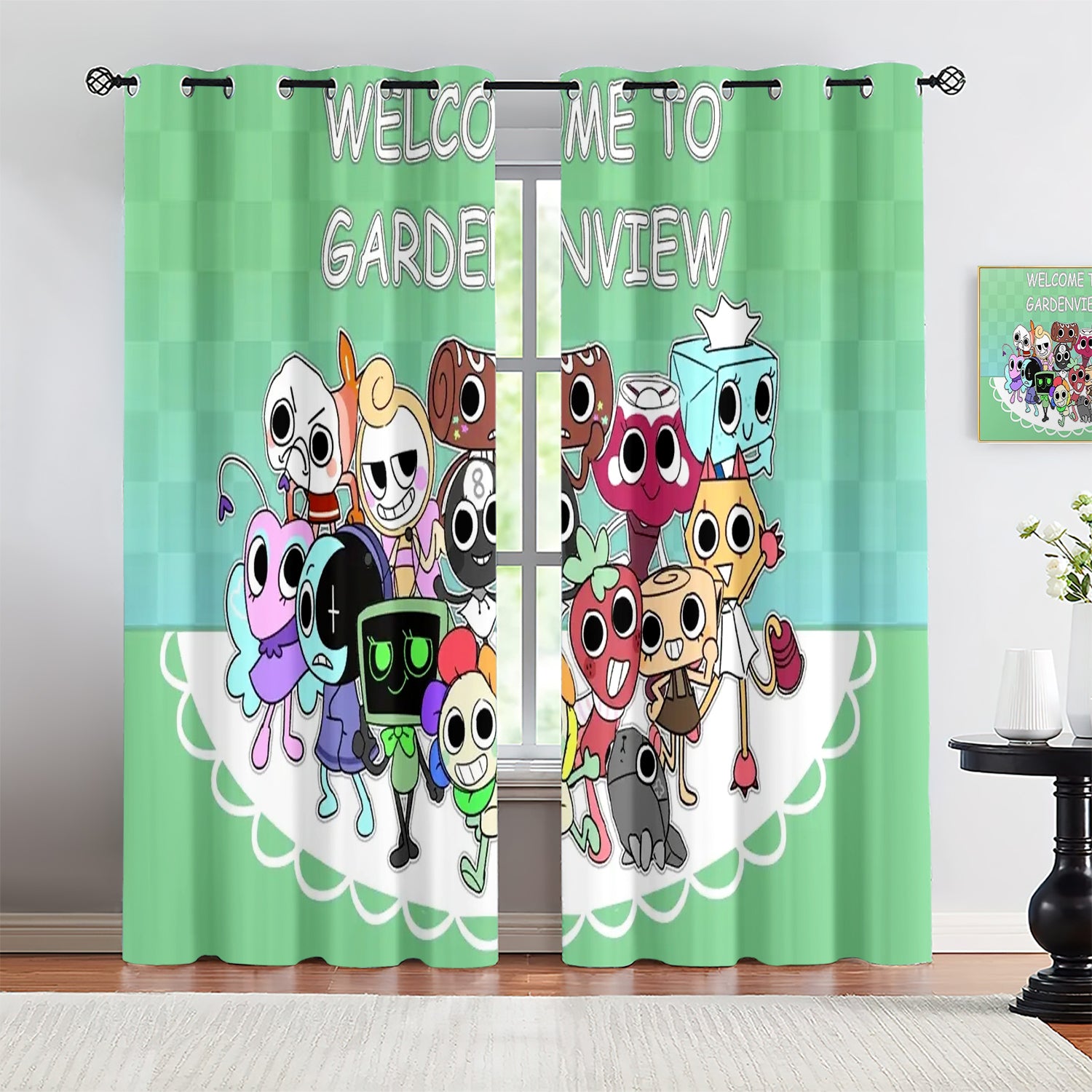 Dandy's World Blackout Curtains Drapes For Window Treatment Set