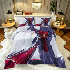 ‌Marvel Rivals Daredevil Comforter Pillowcase Sets Blanket All Season Reversible Quilted Duvet