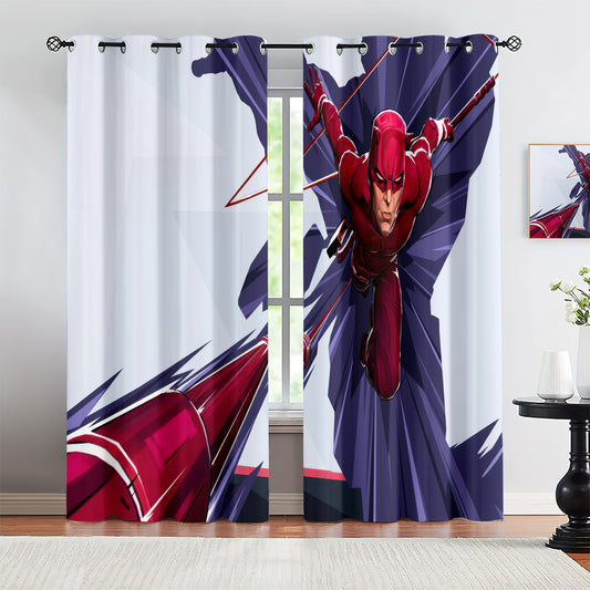 Marvel Rivals Daredevil Blackout Curtains Drapes For Window Treatment Set 1500