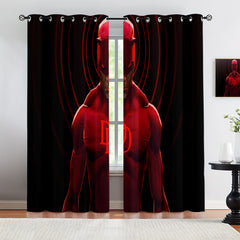Marvel Rivals Daredevil Blackout Curtains Drapes For Window Treatment Set