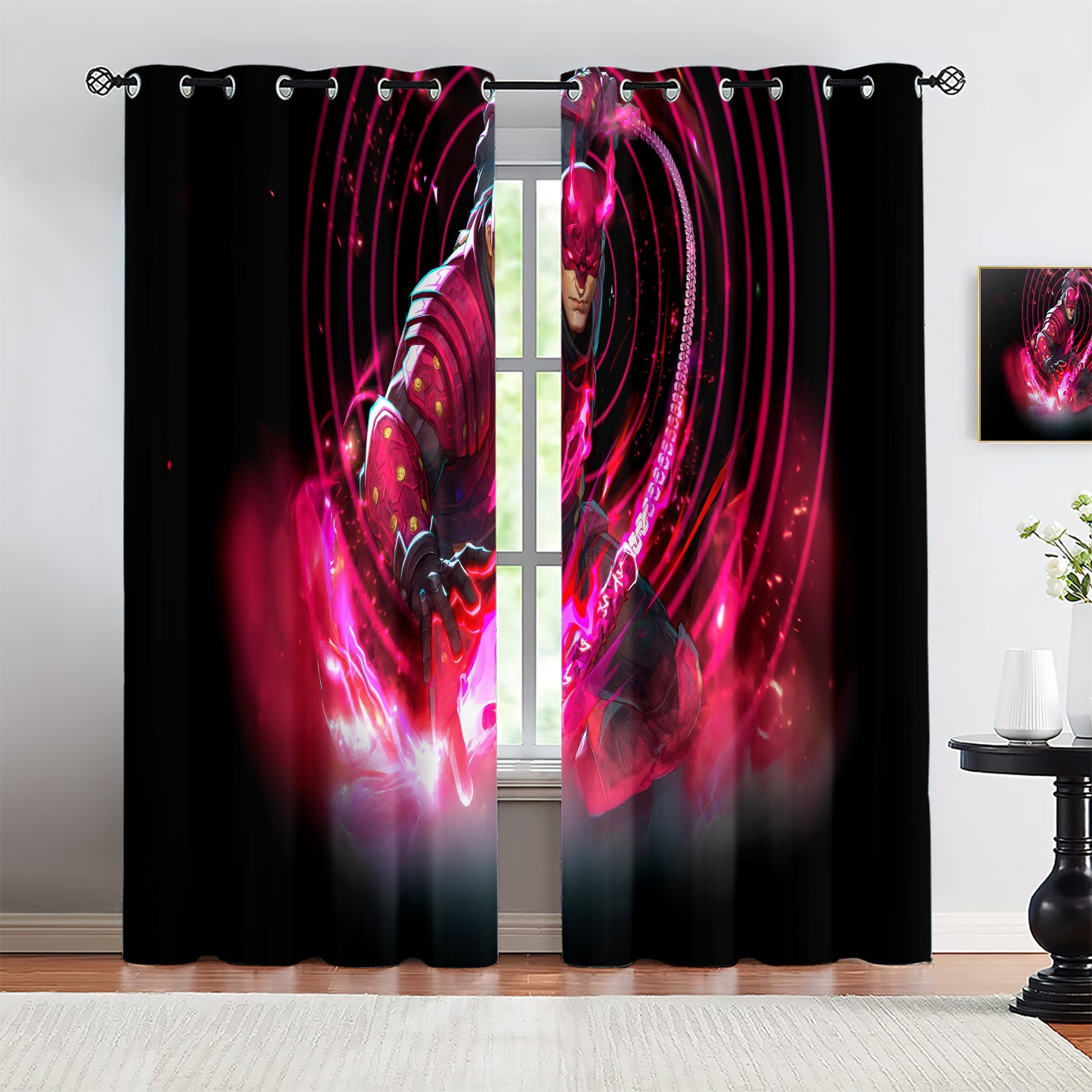 Marvel Rivals Daredevil Blackout Curtains Drapes For Window Treatment Set