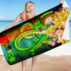 Dragon Ball Bath Towel Quick Dry Swimming Surf Towels