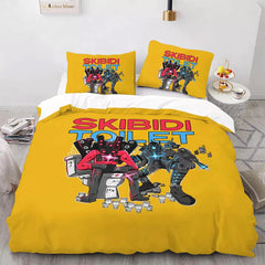 2025 NEW Skibidi Toilet Bedding Set Quilt Duvet Covers Bedding Sets