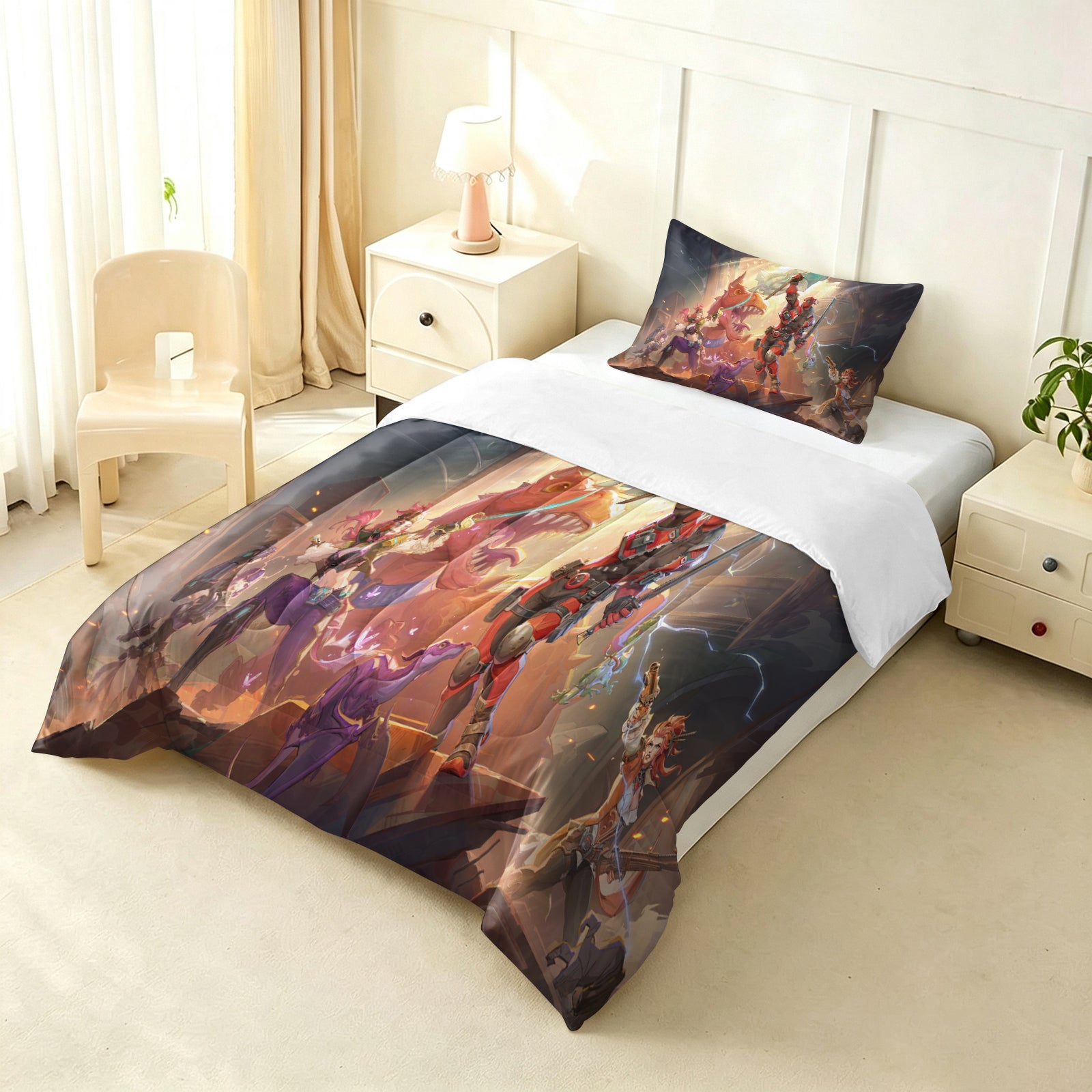 ‌Marvel Rivals Deadpool Comforter Pillowcase Sets Blanket All Season Reversible Quilted Duvet