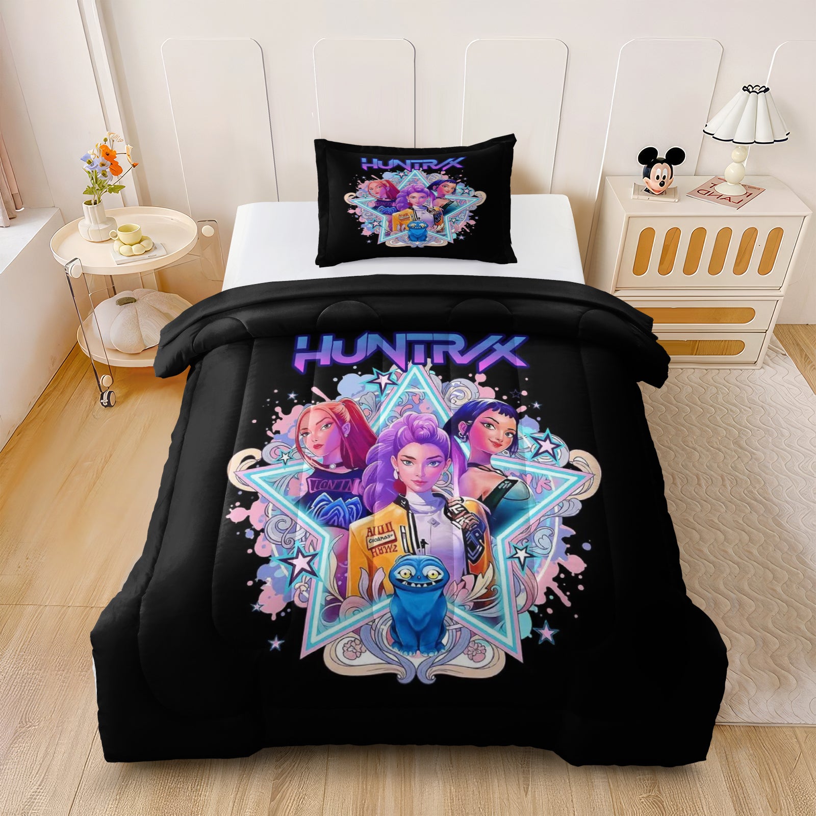 Kpop Demon Hunters  Comforter Pillowcase Sets Blanket All Season Reversible Quilted Duvet