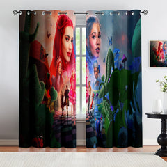 Descendants Wicked Wonderland Blackout Curtains Drapes For Window Treatment Set