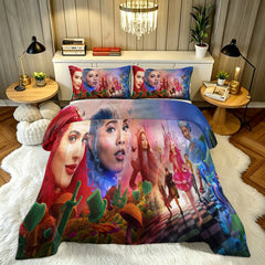 Descendants Wicked Wonderland Comforter Pillowcase Sets Blanket All Season Reversible Quilted Duvet