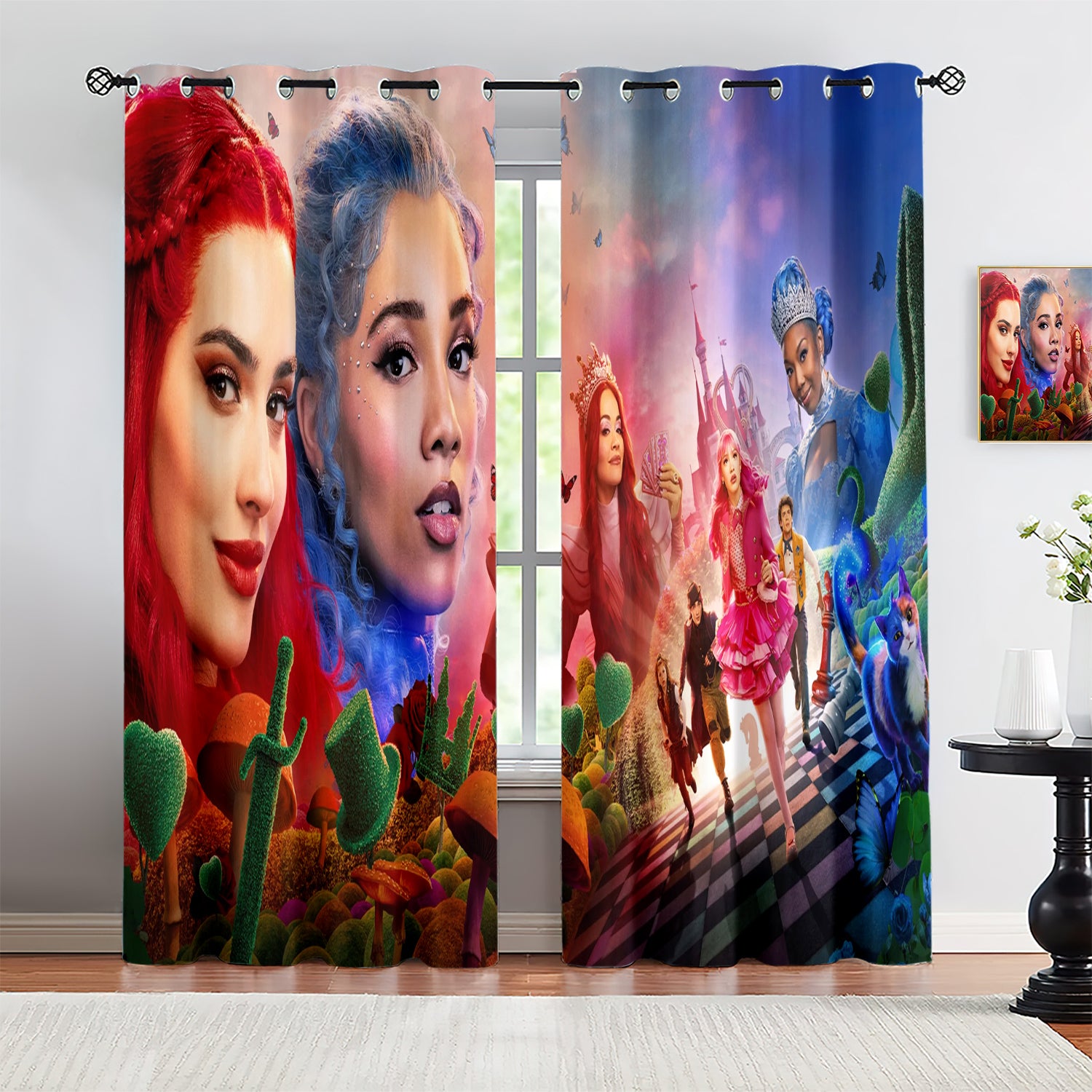 Descendants Wicked Wonderland Blackout Curtains Drapes For Window Treatment Set