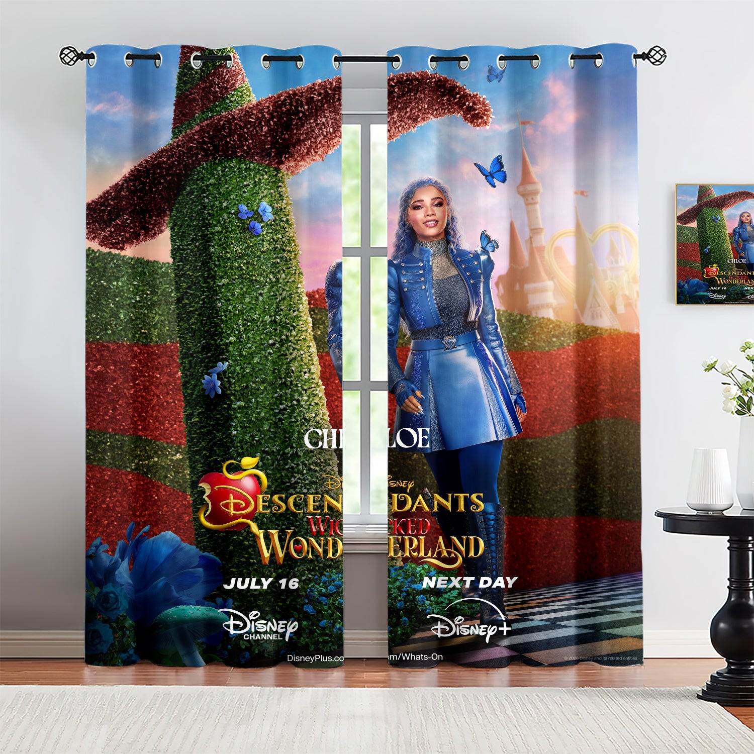 Descendants Wicked Wonderland Blackout Curtains Drapes For Window Treatment Set