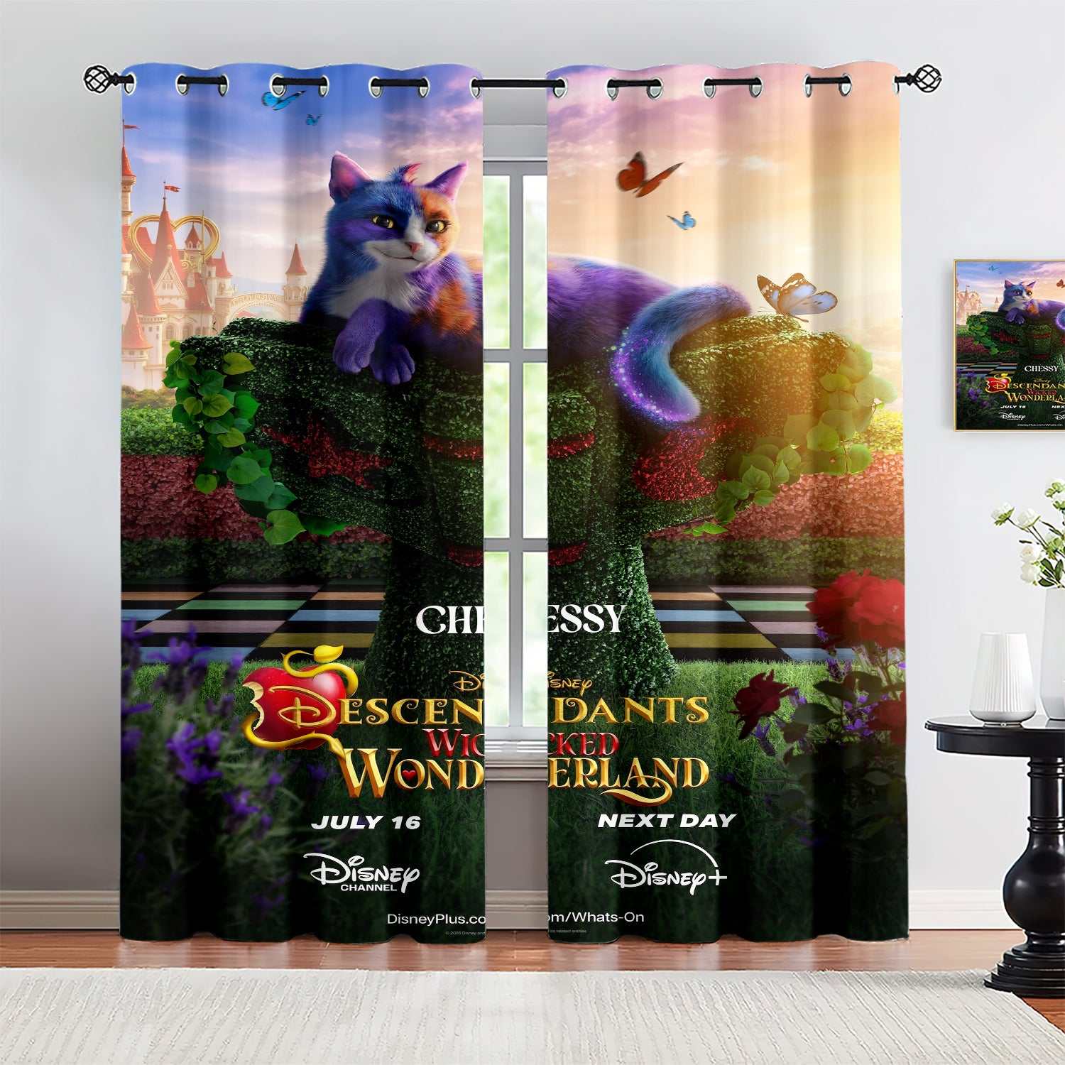 Descendants Wicked Wonderland Blackout Curtains Drapes For Window Treatment Set
