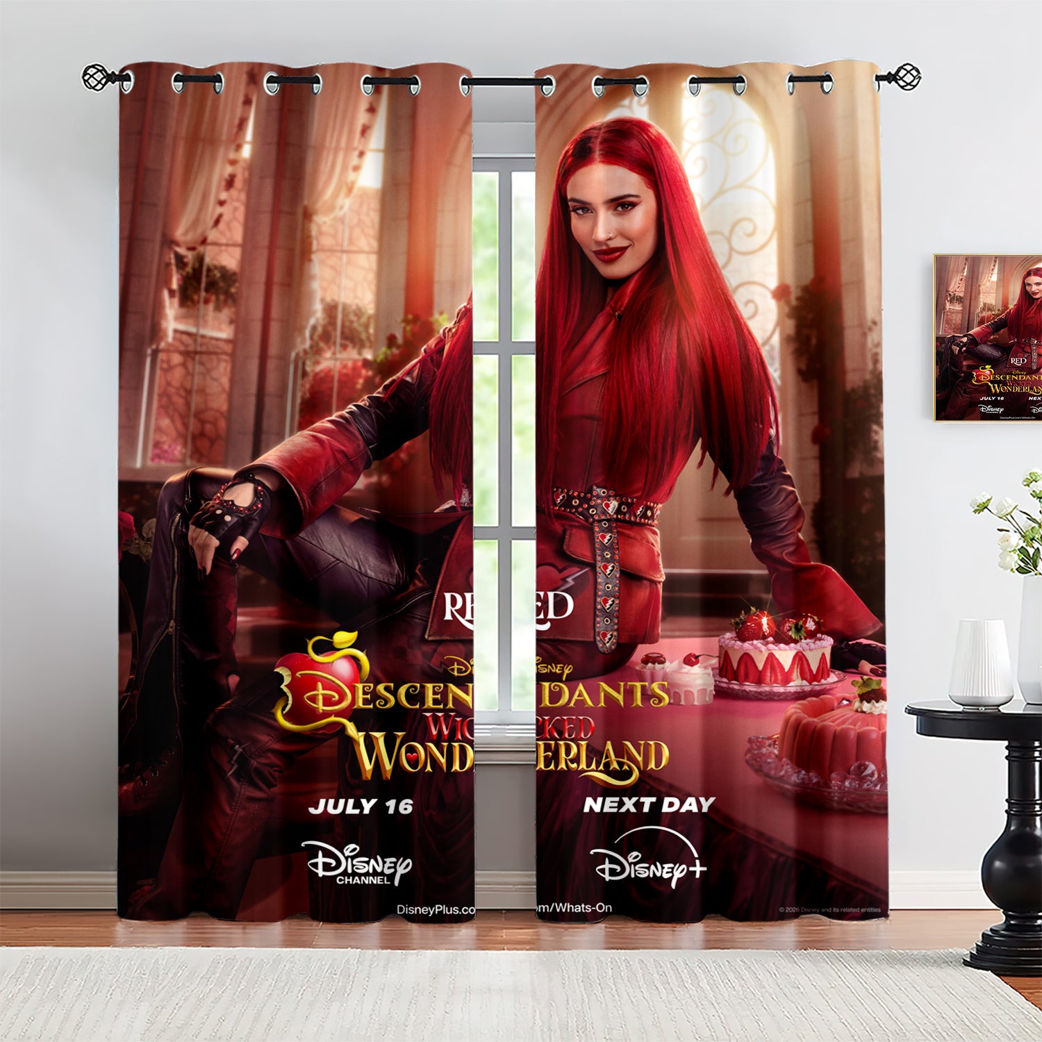 Descendants Wicked Wonderland Blackout Curtains Drapes For Window Treatment Set
