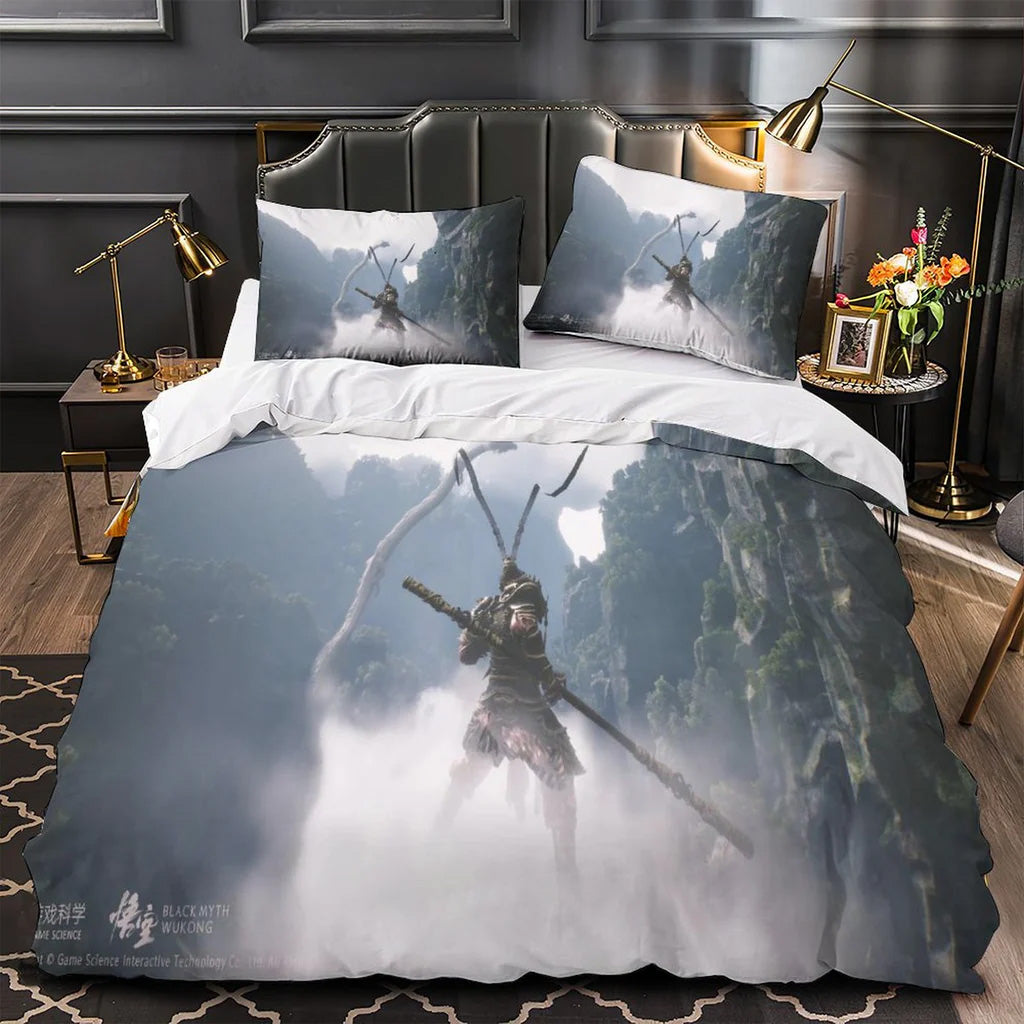 2025 NEW Black Myth Wukong Bedding Set Quilt Duvet Covers Bedding Sets