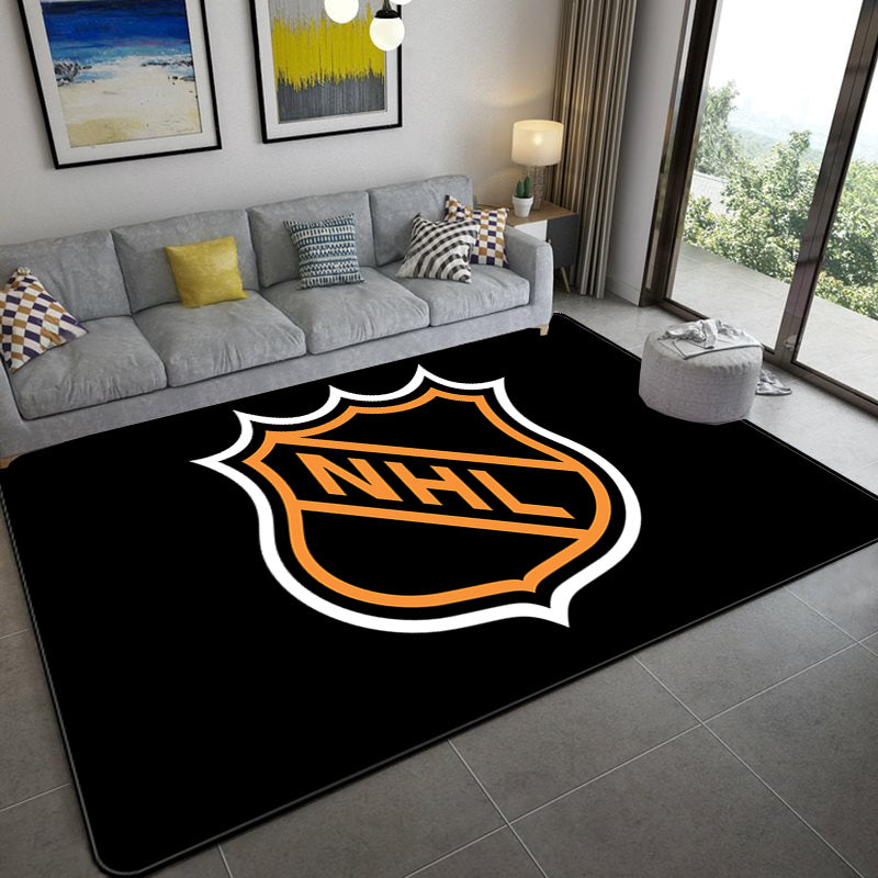 Hockey League Logo Carpet Living Room Bedroom Mats Kitchen Bathroom Rugs