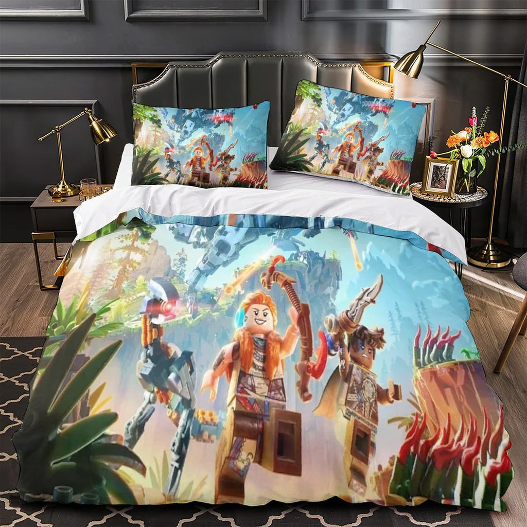 2025 NEW ‌LEGO Horizon Adventures Bedding Set Quilt Duvet Covers Bedding Sets