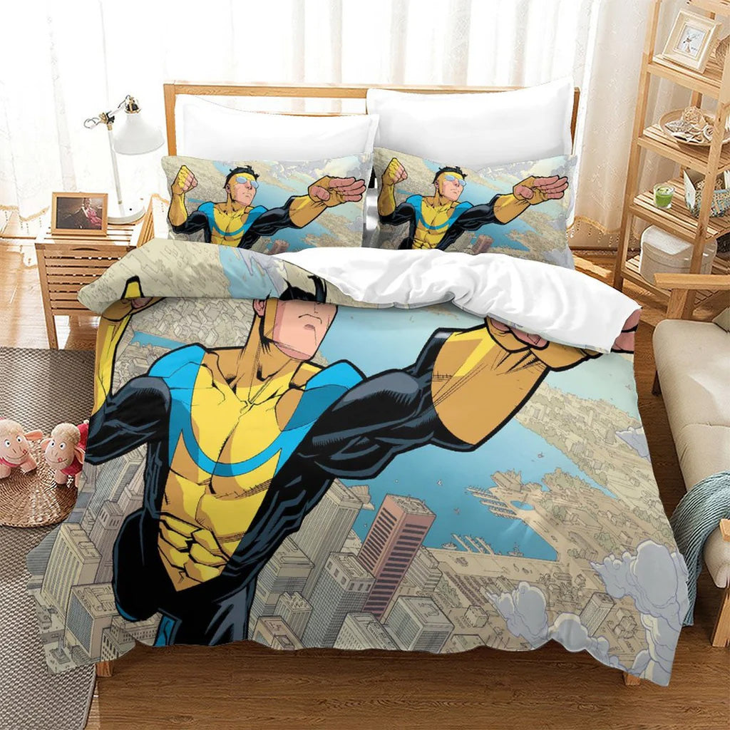 2025 NEW Invincible Superhero Bedding Set Quilt Duvet Covers Bedding Sets