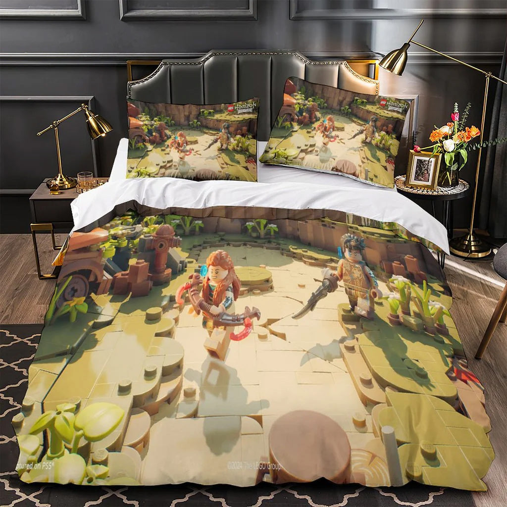 2025 NEW ‌LEGO Horizon Adventures Bedding Set Quilt Duvet Covers Bedding Sets
