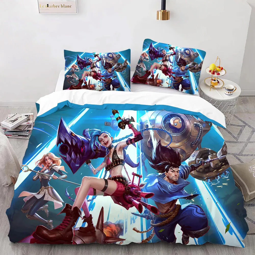 2025 NEW ‌LOL Acrane Season 2 Bedding Set Quilt Duvet Covers Bedding Sets