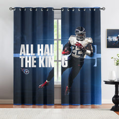 Derrick Henry Blackout Curtains Drapes for Window Treatment Set