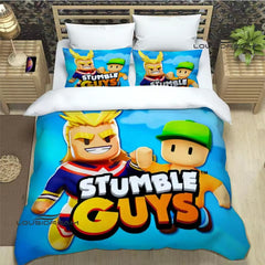 Stumble Guys Bedding Set Quilt Cover Without Filler