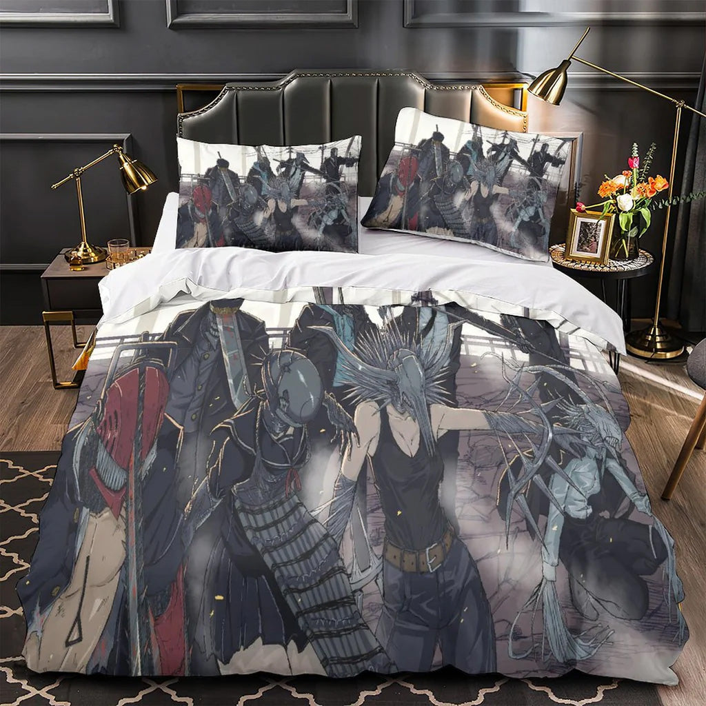 2025 NEW Chainsaw Man Bedding Set Quilt Duvet Covers Bedding Sets