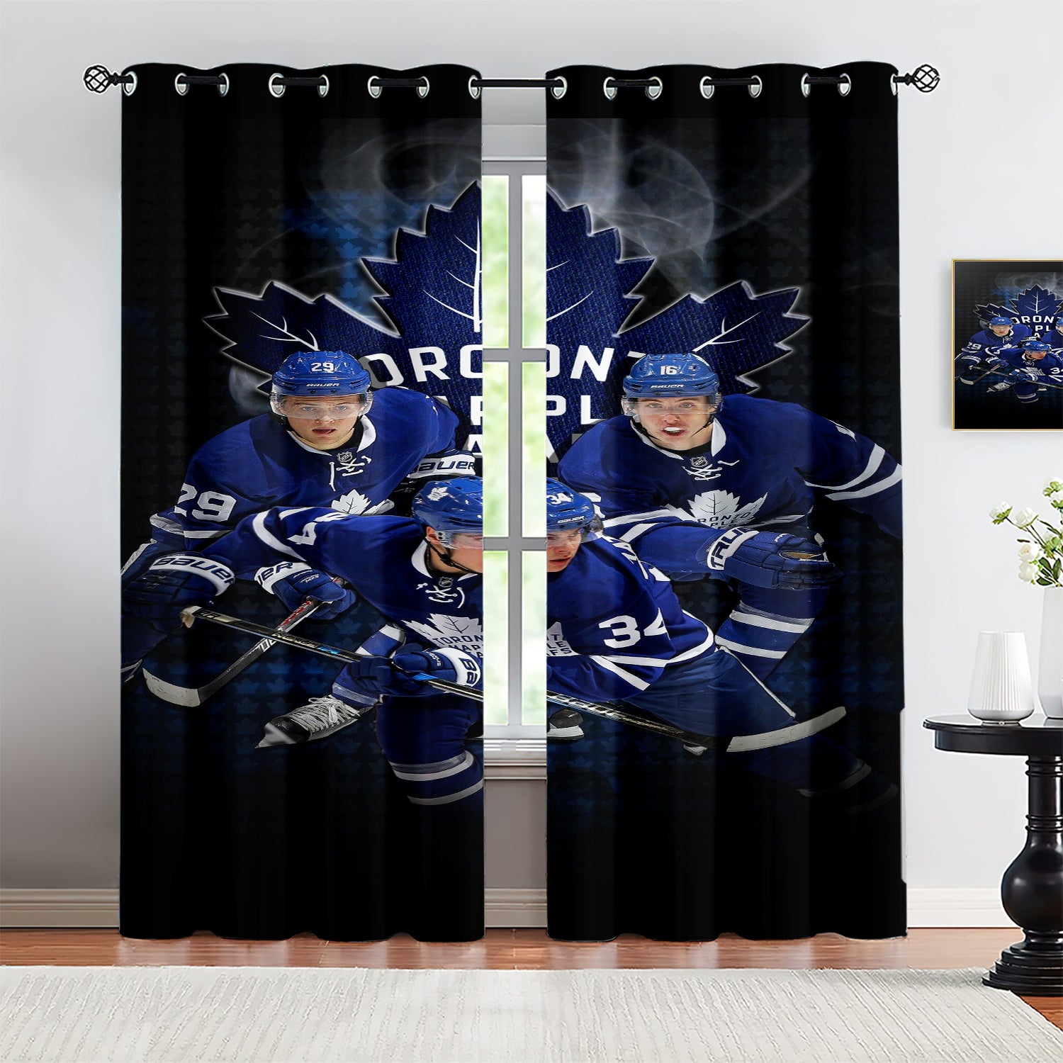 William Nylander Blackout Curtains Drapes for Window Treatment Set