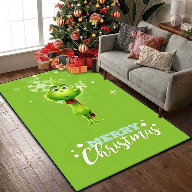 How the Grinch Stole Christmas The Grinch Graphic Carpet Living Room Bedroom Sofa Rug Door Mat Kitchen Bathroom Mats for Kids