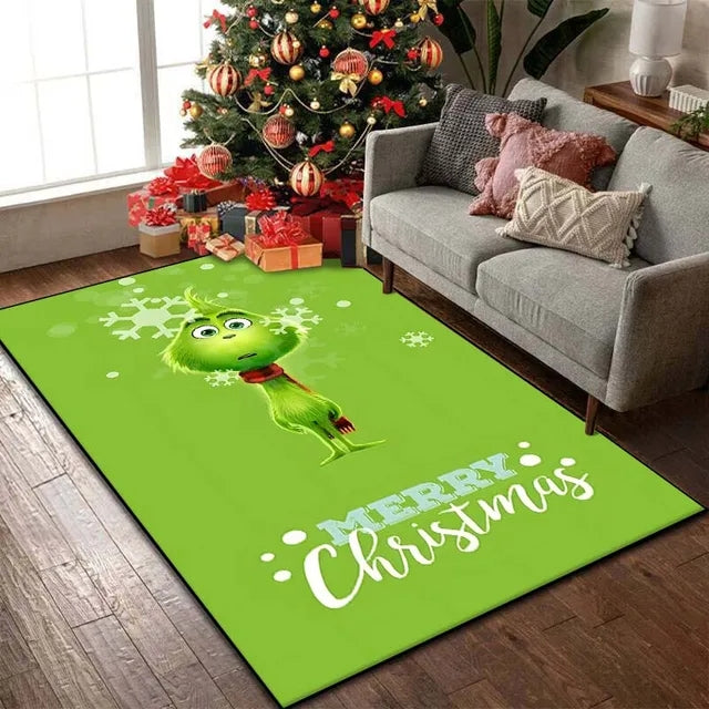 The Grinch Graphic Carpet Living Room Bedroom Sofa Rug Door Mat Kitchen Bathroom Mats for Kids